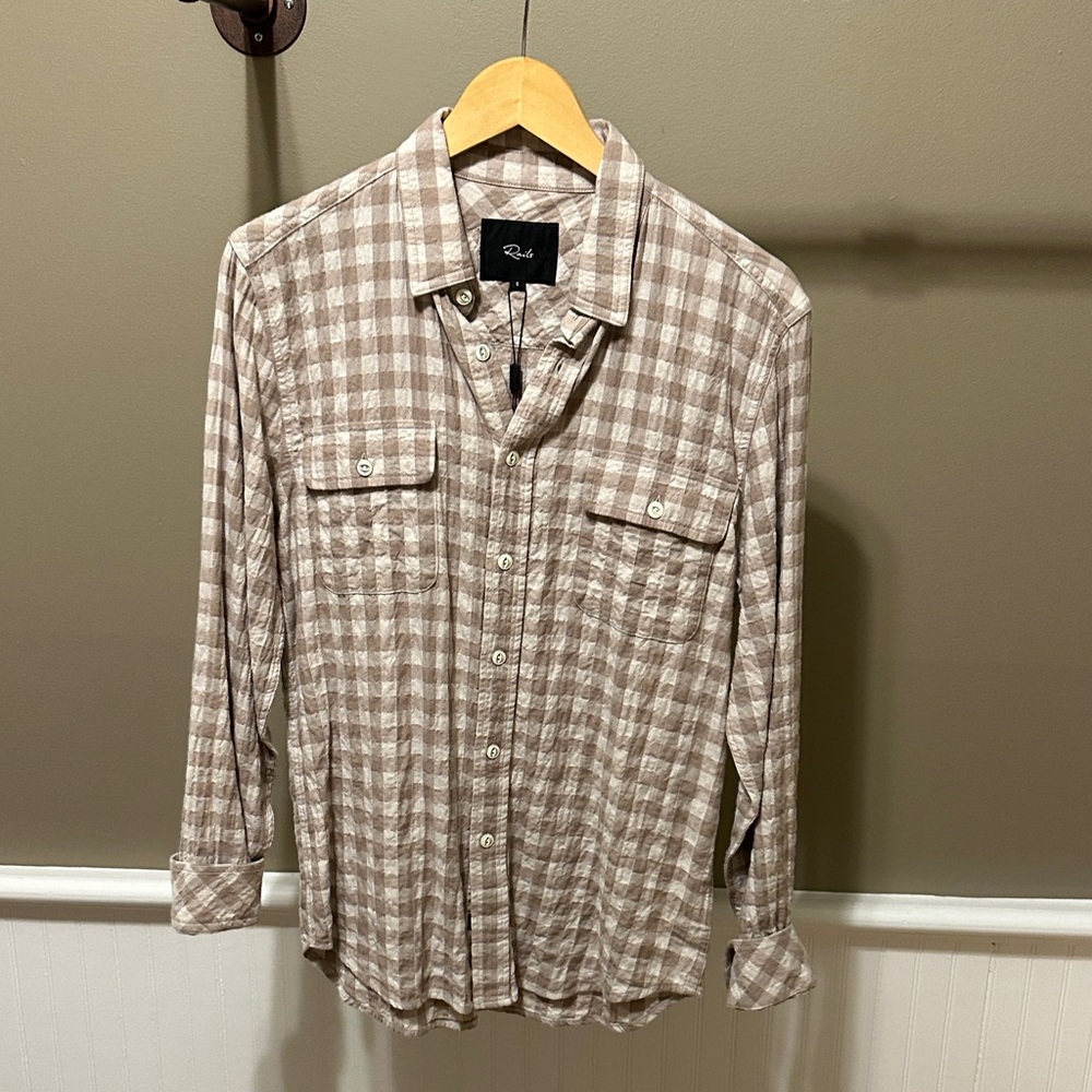Rails Brown Plaid Casual Button Down Shirt